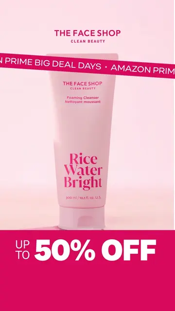 @Amazon Prime Big Deal Days are here! 📣 Save up to 50% off #TheFaceShop K-beaut