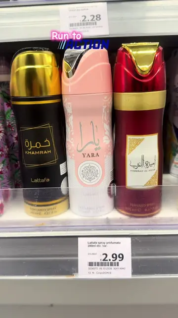 Corri a scoprire i deodoranti arabi a 2,99€ da ACTION 🧸✨🌸 #action #lattafa #ya