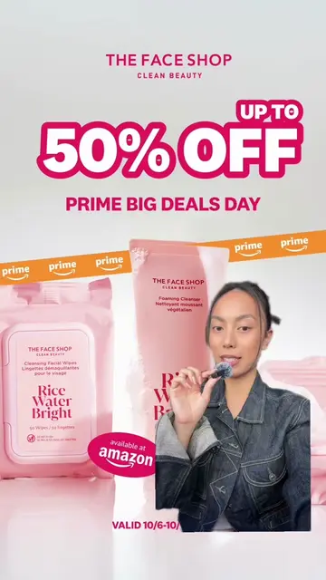Here are the #TheFaceShop deals you can snag for up to 50% off during @amazon Pr