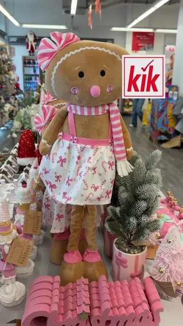 🎀 Rosa Weihnachtsdeko bei @KiK Textilien & Non-Food GmbH 🎄🩷 Wenn du Weihnacht