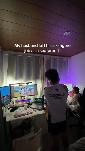 He left a six-figure job at sea… and chose a six-figure life at home. 🤍 Not eve
