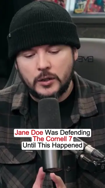 Jane Doe Was Defending The Cornell 7 Until This Happened #janeDoe #Cornell #corn