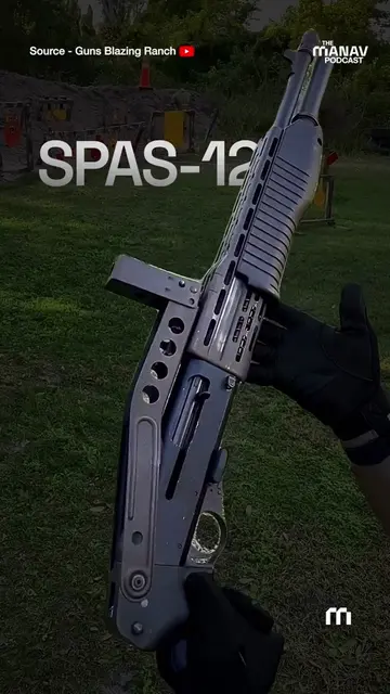 The SPAS-12 is rarely remembered for real battlefield use. Instead, its distinct