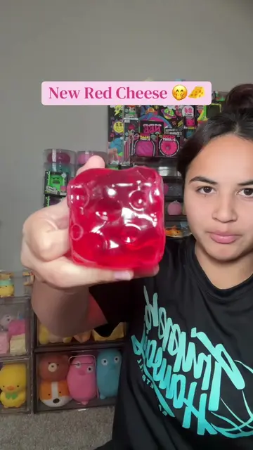 It’s sooo good! I got it in every color 🤣 #squishy #cheesesquishy #squishytoy #