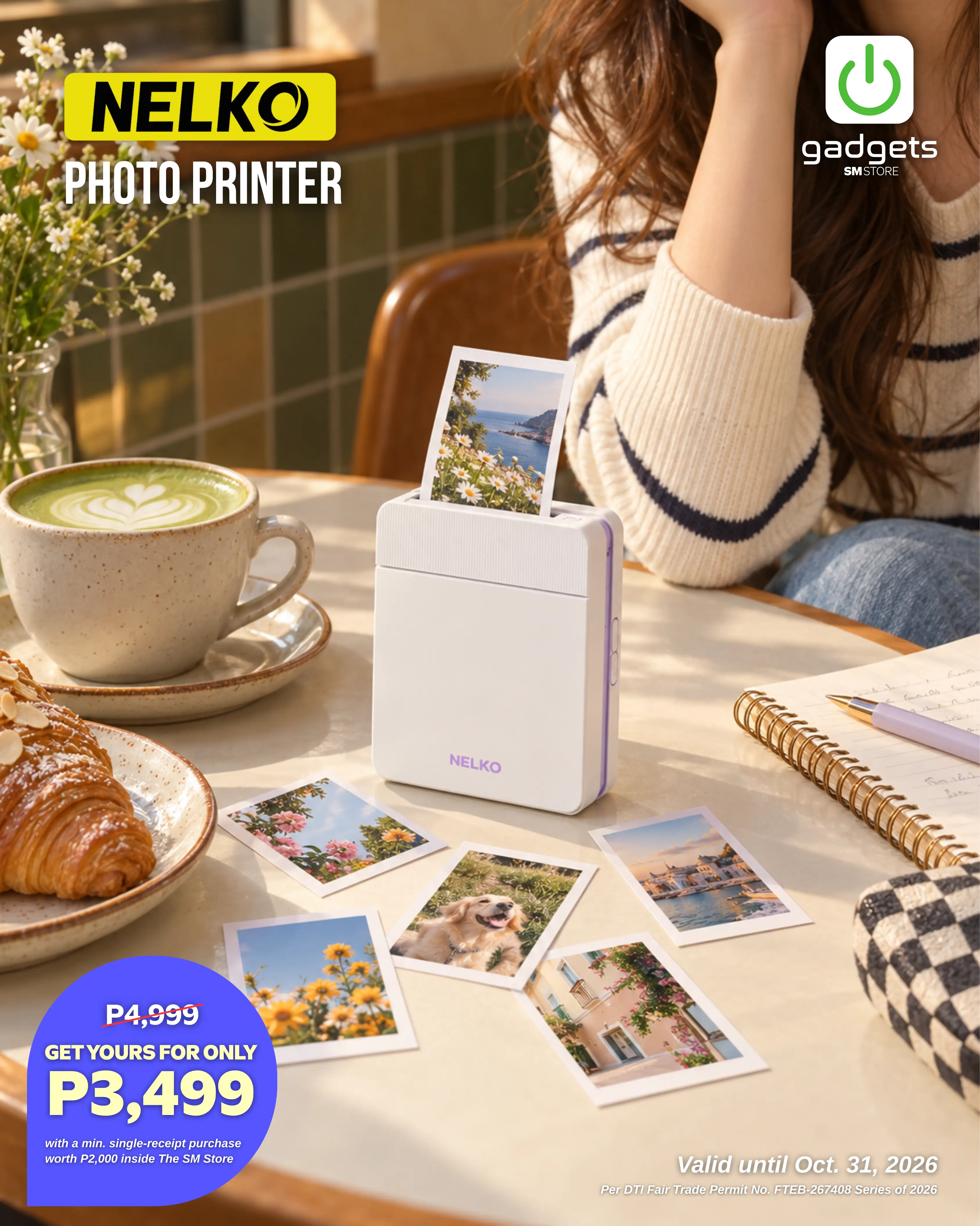 Make your favorite everyday moments feel extra special with the NELKO Portable P