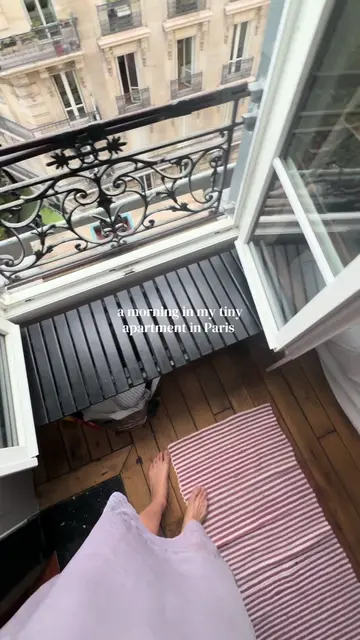 Coffee by the window kinda situation🌆 #paris #apartmenttour #asmr #coffee #fyp 