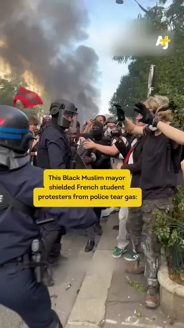 This Black Muslim mayor in France was teargassed by police while defending stude