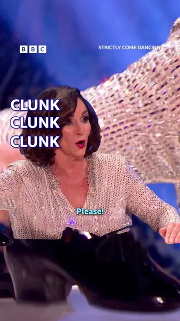 Shirley's shoes make their first appearance this series 😂 #Strictly #AntonDuBek