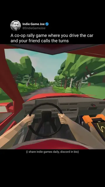 Every crash in this rally game is either your fault or your friend's - The map i