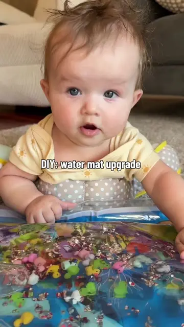 Water Mat DIY Upgrade 💦✨ Making tummy time more fun for my little one  #motherh