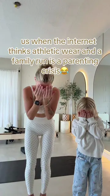 Apparently a family walk, some athletic wear, and a couple happy kids was enough