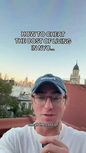 Rent might be insane… but here’s how to do it cheap in NYC #nyc 