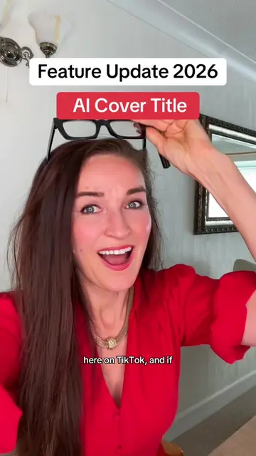 Use the new AI Cover Title Feature to boost your views #tiktoktips #tiktokfeatur