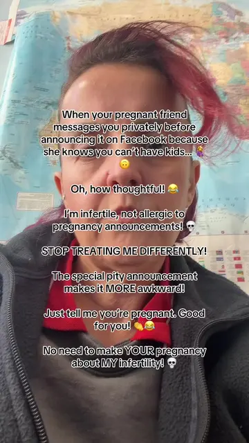 When your pregnant friend messages you privately before announcing it on Faceboo