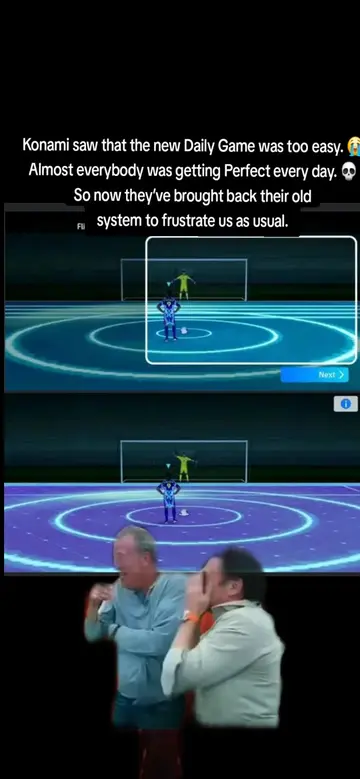 Konami saw that the new Daily Game was too easy. 😭 Almost everybody was getting