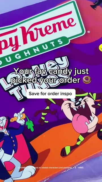 Save this for your order inspo this spooky season #krispykreme #halloween #donut