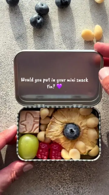 POV: you made a tiny snack box and suddenly snacking is 10x more fun 💜😍 There’