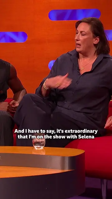 ❤️Miranda Hart tells @selenagomez that her recent documentary helped her to be m
