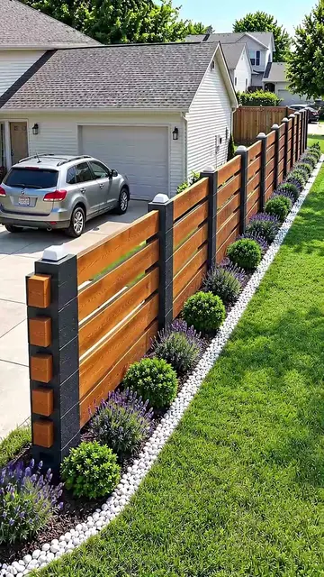 Property privacy fence #DIY 