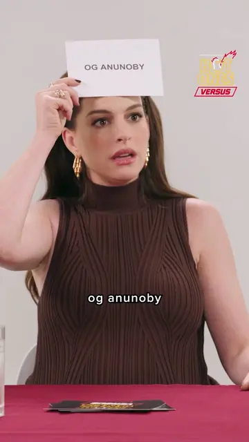 #oganunoby making #annehathaway's birthday wishes come true 🍿 #hotonesversus