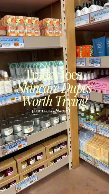 Trader Joe’s beauty section is so slept on! 🧖🏻‍♀️🧴@Trader Joe's @Trader Joe’s