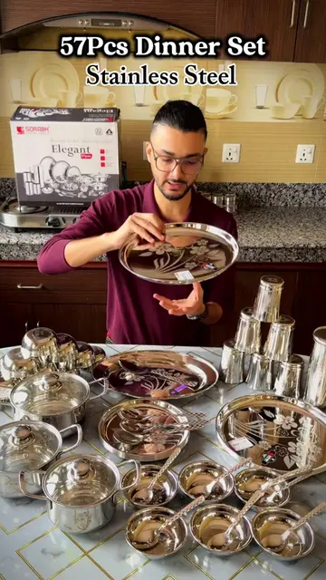 Euta esto Steel Dinner Set jaslae hajur le First Time Dekhdai hunuhunxa. Steel 5