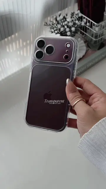 Transparent shockproof case ✨  #iphonecase #shockproofcase #transparentcase #cas
