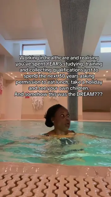 Healthcare girlies… because HOW did we spend years getting qualified just to spe