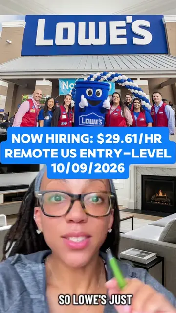 🚨 REMOTE JOB ALERT! Lowe’s is hiring a Services Project Coordinator to work fro