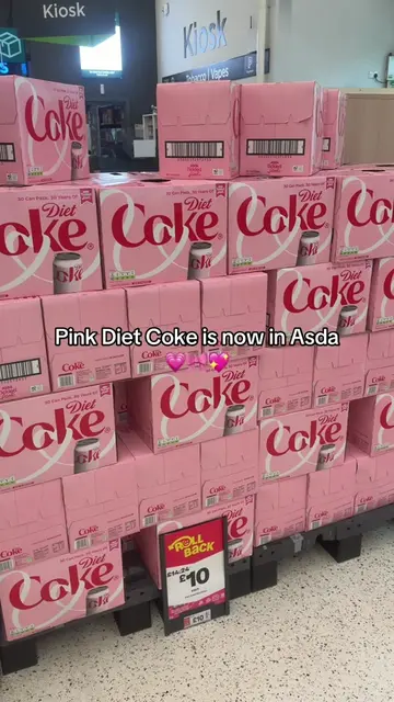 Pink Diet Coke is now in Asda 💗🎀💖 #newin #newfinds #new #foryou #newfindsuk 