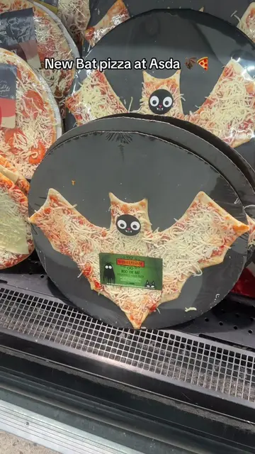 New Bat pizza at Asda 🦇🍕 #newin #newfinds #new #foryou #newfindsuk 