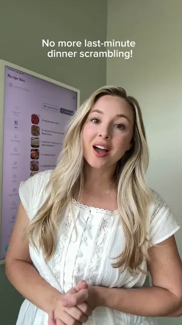 The Cozyla digital calendar has made weekly meal planning SO much easier! It com