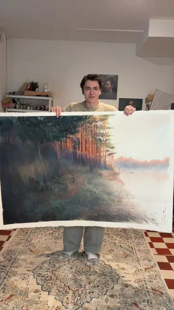 Watercolor from my imagination!  Print release 28 nov sign up to my newsletter! 