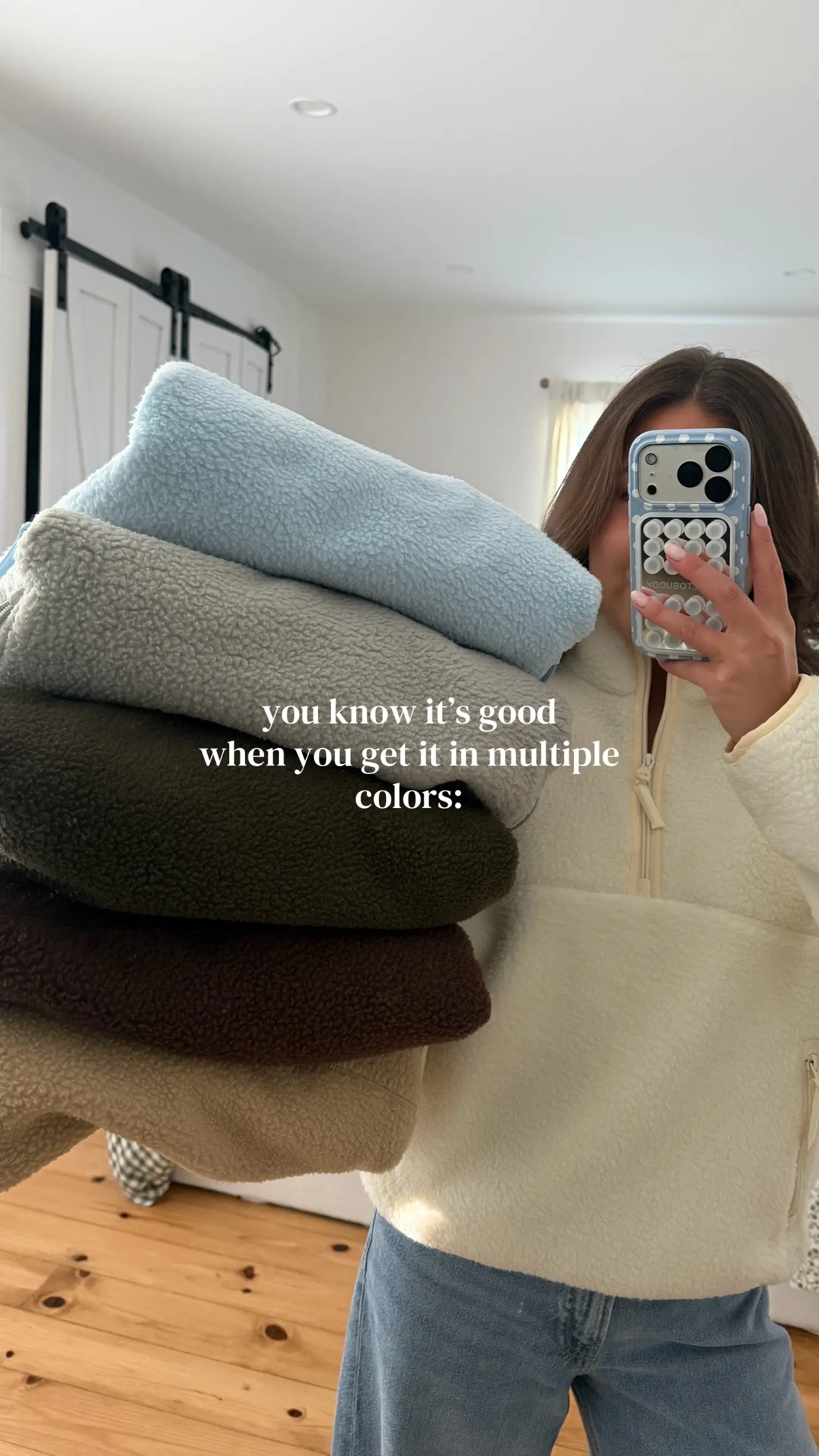 best look for less fleece 🤍 5’2 wearing a size large