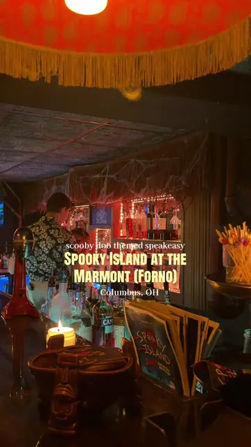 Spooky Island at the Marmont | I love a theme and a yummy drink! been wanting to
