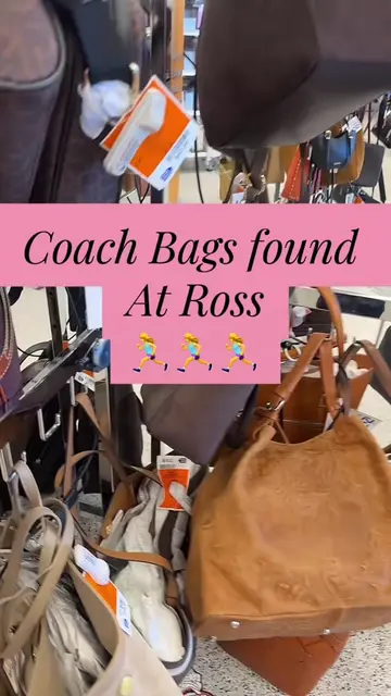 Run to Ross guys!!! 🏃‍♀️🏃‍♀️🏃‍♀️ #coach #ross #bagtok #rossfinds #shopping 