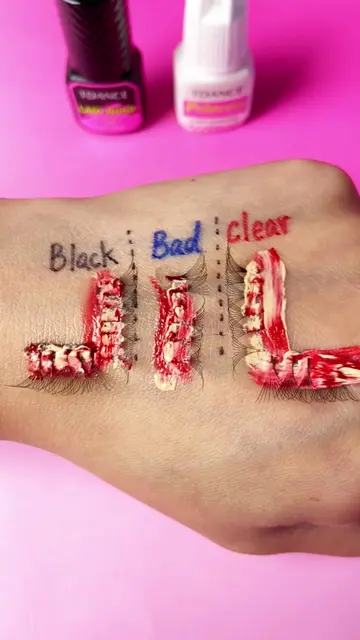 BLACK. BAD. CLEAR. 👀🔥 💧 Water? Nope — Oil! 💄 Foundation 💋 Lipstick Which gl