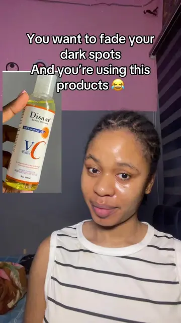 You see that disaar vitamin c the way u will darken ehh 😂 #evenskintone #skinto