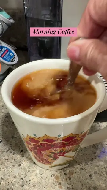 Let’s get this morning started with fresh brewed cup of coffee with some vanilla