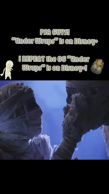 PSA GUYS! “Under Wraps” is on Disney+ I REPEAT the OG “Under  Wraps” is on Disne