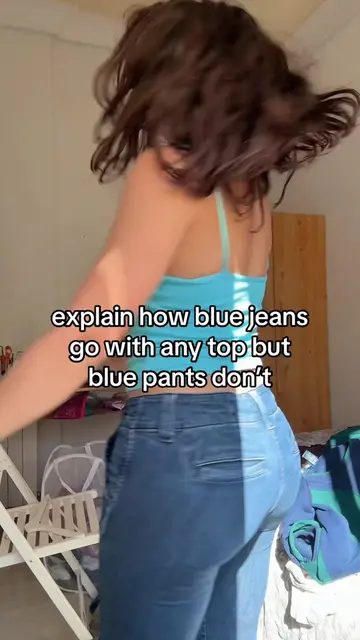 who decided that jeans go with everything? #jeans #fashion