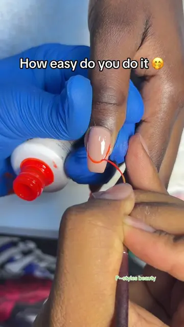 French nails 🔥#frenchnails #nailtech #nails 