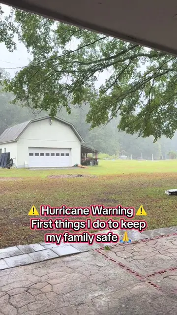 🚨 Hurricane /Storm Warning ⚠️ things I do to keep my family safety during a Tor