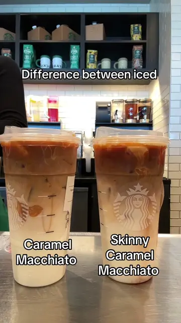 ☕️🤎 ICED CARAMEL MACCHIATO vs. ICED SKINNY CARAMEL MACCHIATO 🤎☕️ They might lo