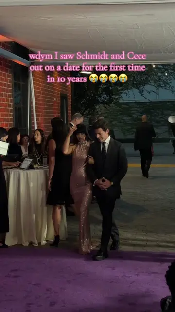 SCHMIDT AND CECE FROM NEW GIRL FOREVER 😭😭😭😭😭 can’t believe I got to see thi