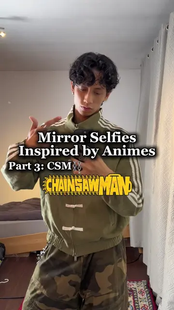 Animes Got the Poses⭐️ Mirror Selfies Inspired by Chainsawman!📸✨ #anime #csm #p