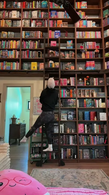 Dreams do come true #homelibrary #bookshelf #beautyandthebeast #bookish #dreamho