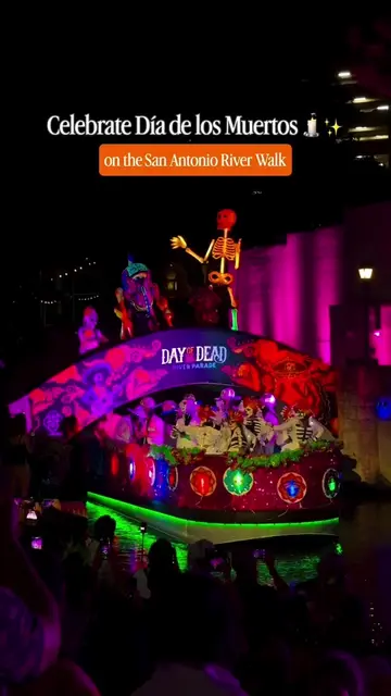 On Friday, October 23, the Day of the Dead River Parade returns to the San Anton