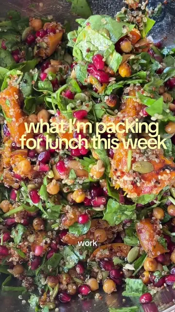 sticky soy roasted squash and crispy chickpea salad 🥗welcome back to week 5 of 