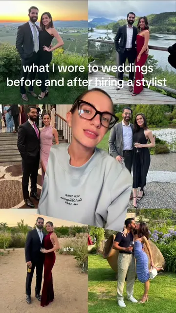 Wedding guest looks before and after working with a stylist ✨ @laurenmcmurdostyl
